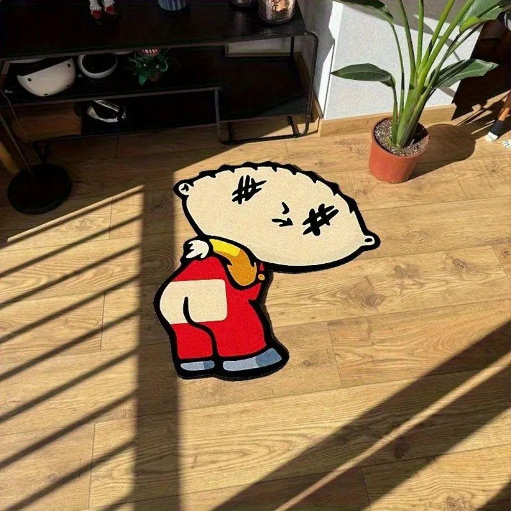 Tecknad Kreativ Ulllik Mat för Hemmet - Vardagsrum, Sovrum, Golvmatta, Barnrum, Heminredning