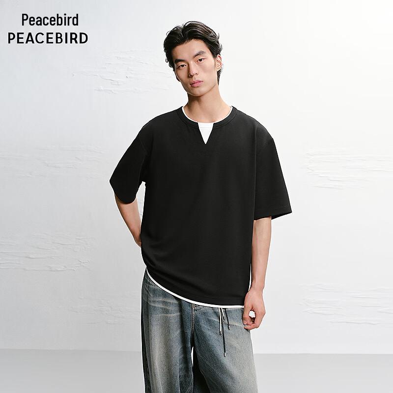 PEACEBIRD Men s Casual Short Sleeve T-Shirt M