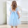 2025 New Girls' Summer Bowknot Mesh Dress - Lightweight Children's Fashion