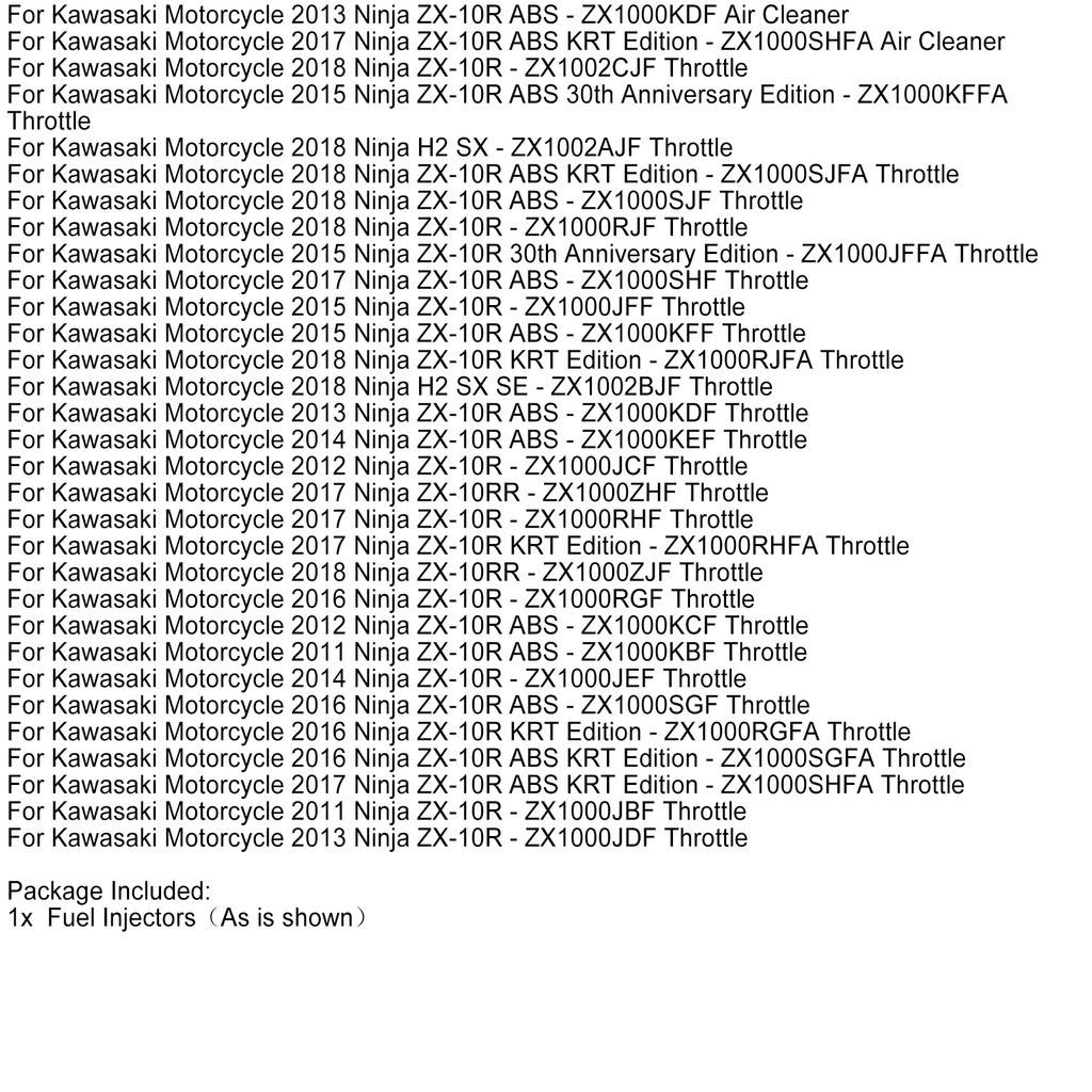 EAT803 Kraftstoffeinspritzventil Passend für 49033-0027 Für Kawasaki Ninja ZX10R ZX1000 2011-2017