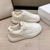 Height-increasing board shoes for women's 2025 summer new niche versatile thick-soled breathable students lightweight sports and leisure little white