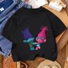Summer Casual Boys Girls Tee Trolls Kawaii Design Kids Street Style Fashion 3-14 Age