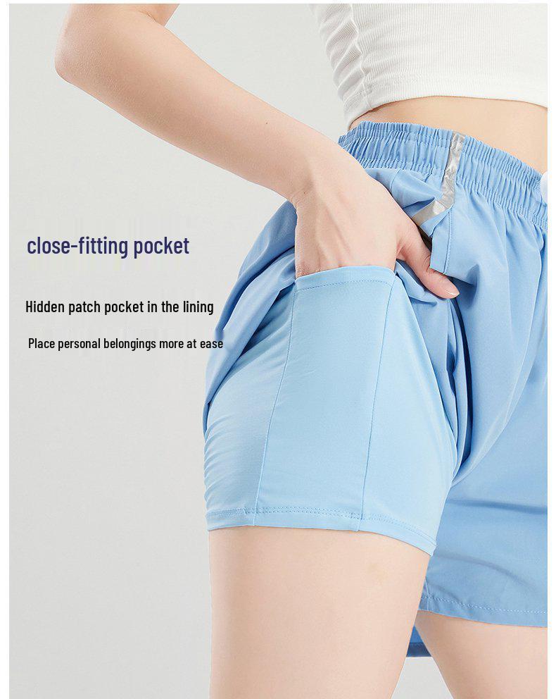 Women's Quick-Drying Summer Sports Shorts - Breathable, Loose, Casual Fit for Running, Pilates, and Fitness