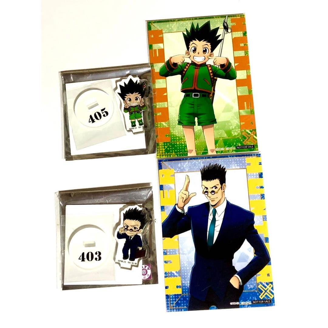 HUNTERHUNTER Jump Festa Mini Acrylic Stand Set of 2