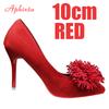 Fashion Aphixta 10cm Stiletto Heels Pumps Hot Sale Flowers Super Hight Sex Change Women Flock Casual Shoes Large Size 49 50
