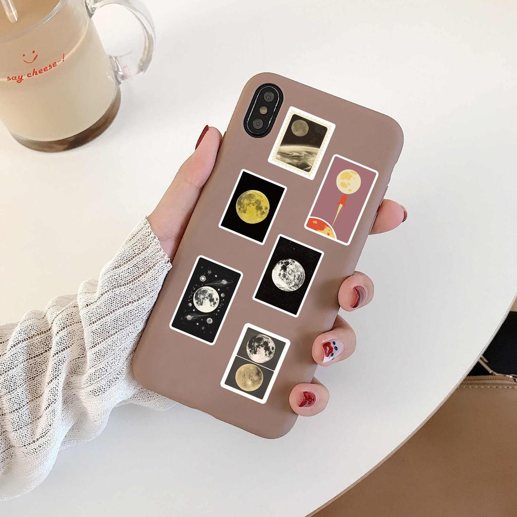 50PCS Space Travel Planner Stickers Fashion Classic Nostalgia Coffee Skateboard Graffiti Waterproof Guitar Cartoon Sticker