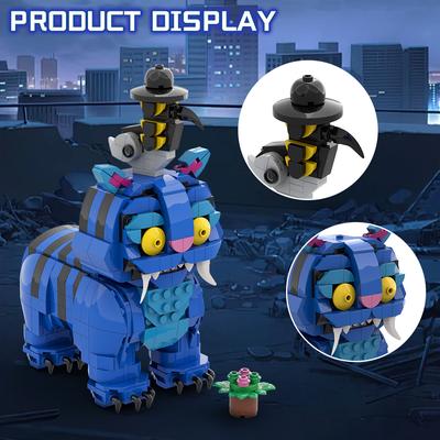 MOC K-pop Demon Hunters Magpie Model Building Blocks Rumi Figure Sussie Demonic Magpie Lion Crow Animal Bricks Toy Gift