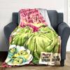 Plants vs. Pătură cu text personalizabil cu zombi Pătură multifuncțională personalizabilă Moale Caldă Confortabilă Potrivită pentru Lenjerie de pat Pat Picnicuri Malul mării Pentru Toate Ocaziile
