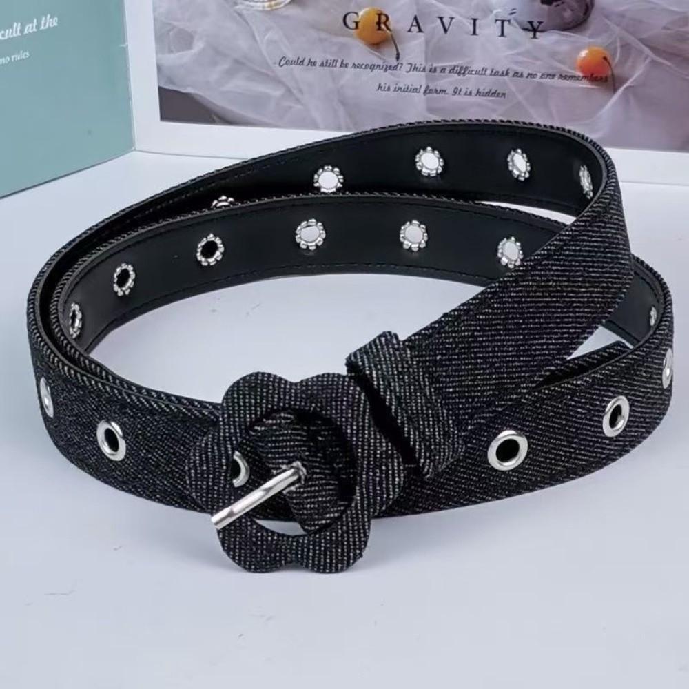 Adjustable Decorative Waist Strap Slim Fit Casual Waist Belt Casual Denim Waist Belt  Daily Outfit