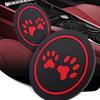 2PCS Car Cup Holder Mat PVC Water Coaster Decoration anti-skid mat Car Interior Decor  Footprint Cobweb Sun water cup mat