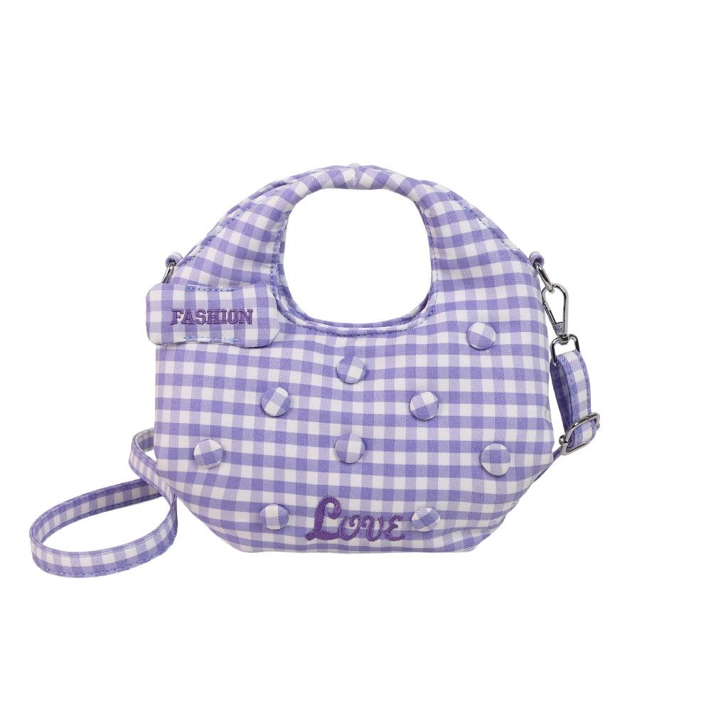 

Nylon Crossbody Shoulder Bag Cute Girly Commuting Bag Casual Cookie Design Handbag Outdoor синий