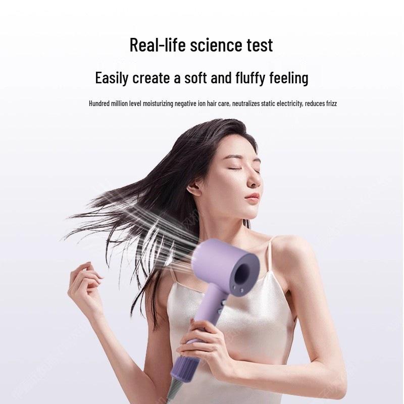 High-Speed Hair Dryer with Neg. Ion Tech: Non-Damaging, Constant Temp, High Power for Household Hair Care