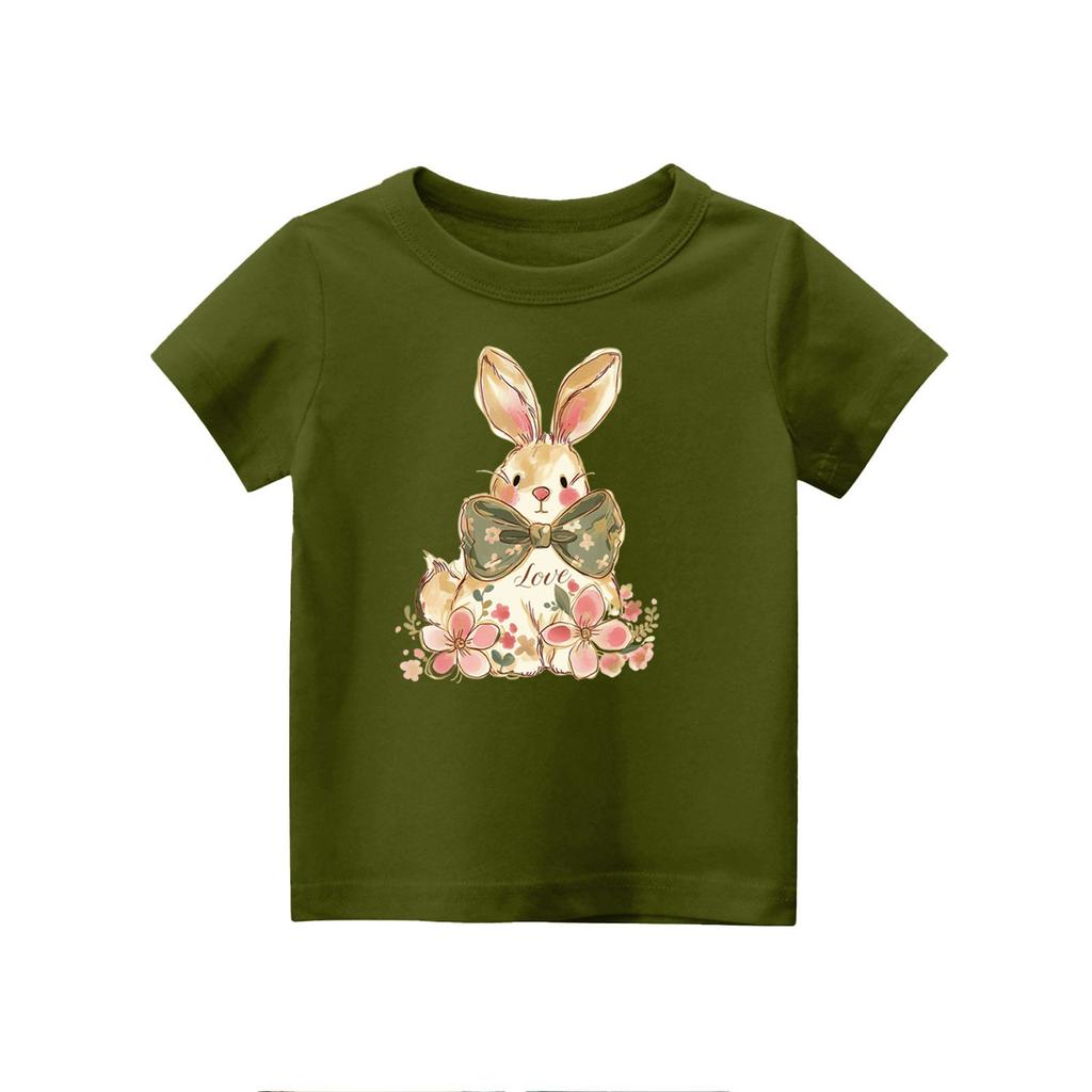 Kleinkind Mädchen Jungen T-Shirts Kinder Top Jungen und Mädchen Bedrucktes Kurzarm T-Shirt