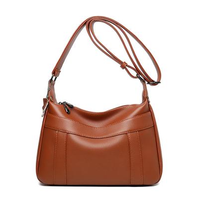 Welltude Women's Shoulder Bag, CrossbodyShoulder Bag, 2-Way (Light Brown)