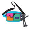 Schoolbag contrasting color splicing breast bag men's and women's trendy cool messenger bag Japanese versatile multi-functional fanny pack 1011