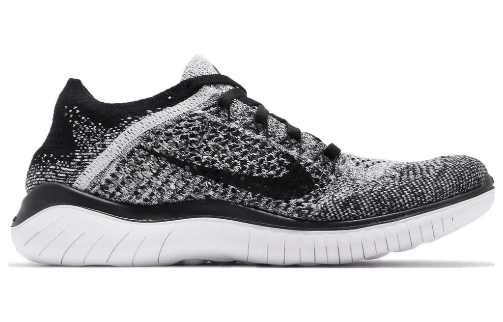 Nike Free Rn Flyknit 2018 Oreo Women's 942839-101