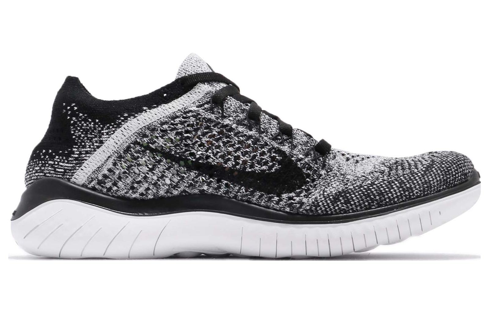 Nike Free Rn Flyknit 2018 Oreo