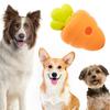 Fun Pet Treats Feeder Toy with Carrot Shape Plastic Slow Feeder Food Dispenser For Dog And Cats Mental Stimulation
