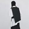 Niche Style Irregular Design Yarn-dyed Fabric Vintage Casual Vest Women Korean Fashion Elegant Sleeveless Waistcoat