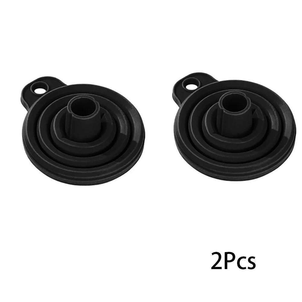 

2Pcs Engine Funnel Car Universal Silicone Liquid Funnel Washer Engine Oil Petrol Change Tools for Motorcycle Car Acesssories