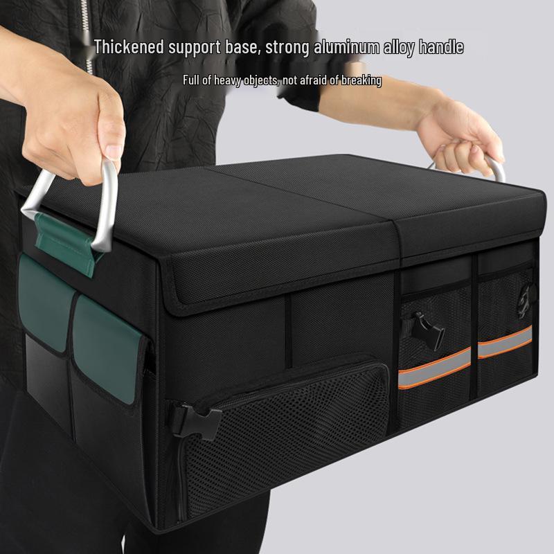 Large Capacity Car Trunk Organizer with Shoe Compartment