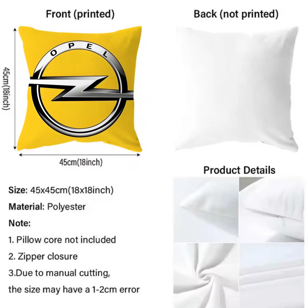 Značka O-Opels Povlak na polštář Pohodlný Oboustranný Povlak na polštář Ideální pro Auto Pohovku Ložnici a Další