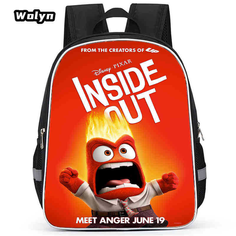 Mind Secret Service 2Ide Out Simple Cute Backpack Student School Bag Backpack