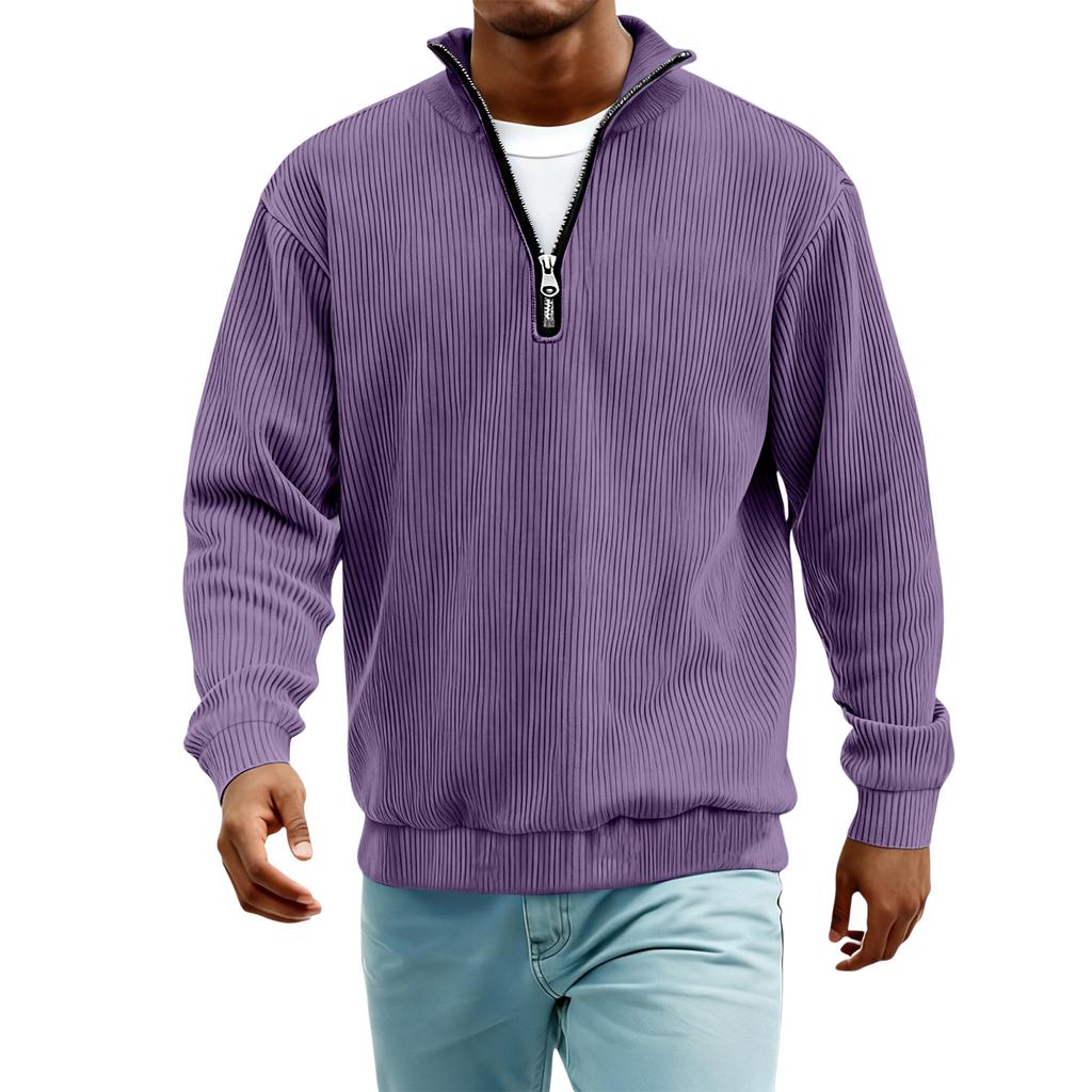 Herren 1/4-Zip Kapuzensweatshirt