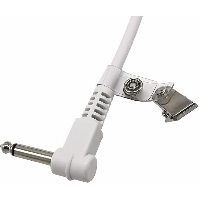 Push Button Cord Cable for Nurse Station Nurse Call Cord 6.35mm 1/4" Phone Plug Cable with Clip for Nurse Station PVC Nurse Cable