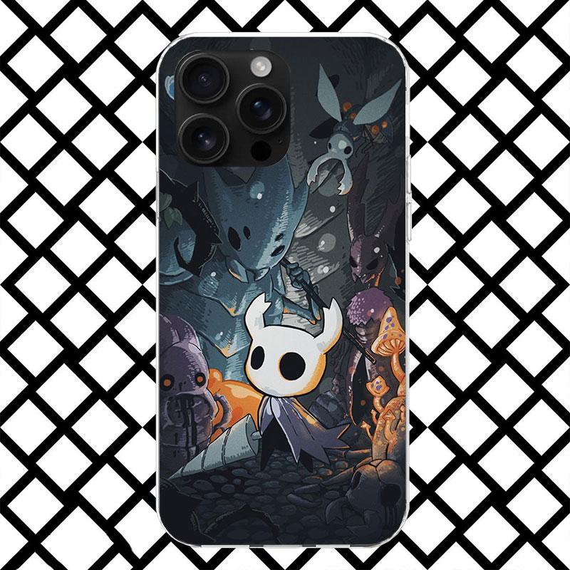 

H-Hollow K-Knight Game Phone Case for iPhone 17 Air 16 16E 15 14 Plus 13 Mini 12 11 Pro Max 7 8 + SE 2020 Soft Cover Fundas 17 A iPhone 7(8)SE