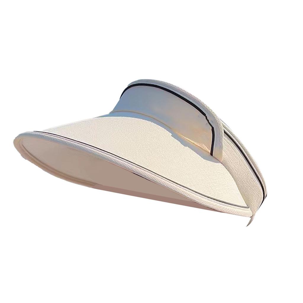 Women Sun Hat Large Brim UV ive Beach Sun Hat Fashionable Acrylic Fibres