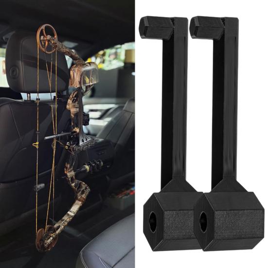 Compound Bow Headrest Mount for Truck Hunting Storage Rack Heavy Duty Bow Hanger Easy Disassembly Universal Bow Holder