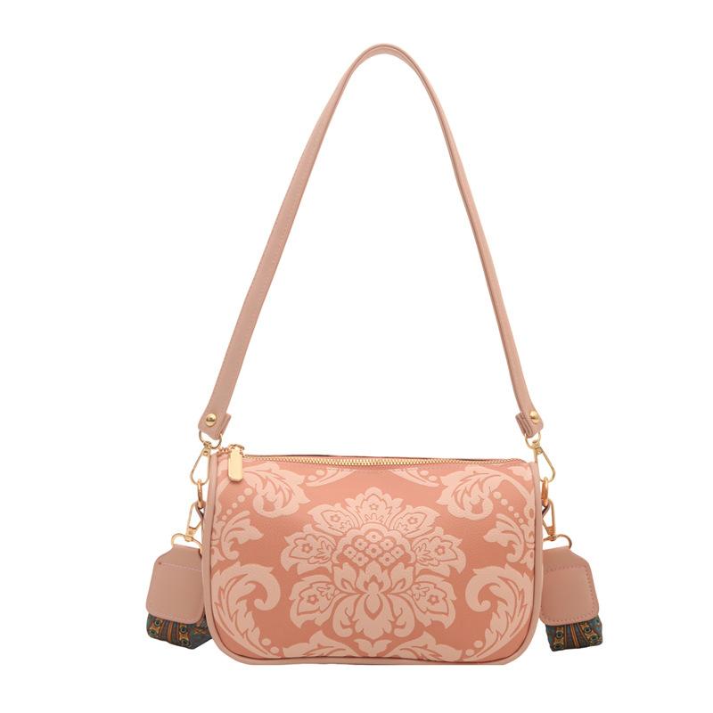 Chinese Style Women's Shoulder Messenger Bag, High-end Texture Temperament, Arm Bag, Retro Women's Pillow Bag.