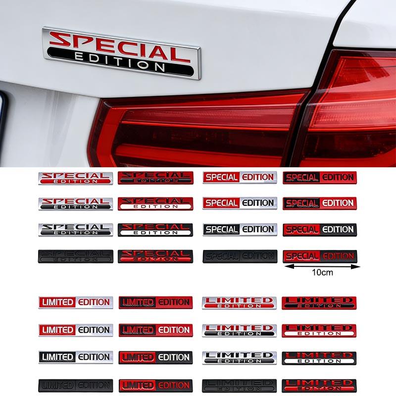 3D Metal SPECIAL EDITION Car Decoration Sticker For Car Modification LIMITED EDITION Accessories