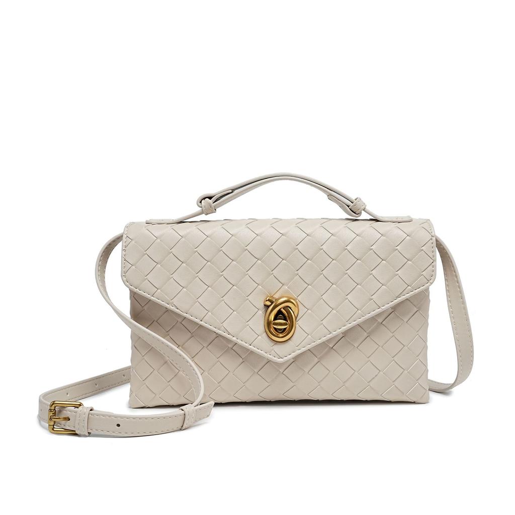 Nuovi prodotti transfrontalieri Borsa intrecciata KnotLock borsa a busta stile retrò old money moda casual borsa a spalla obliqua