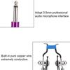 1.8m Tattoo Power Supply Silicone Clip Cord Tattoo Hook Line for Tattoo Machine (Blue)