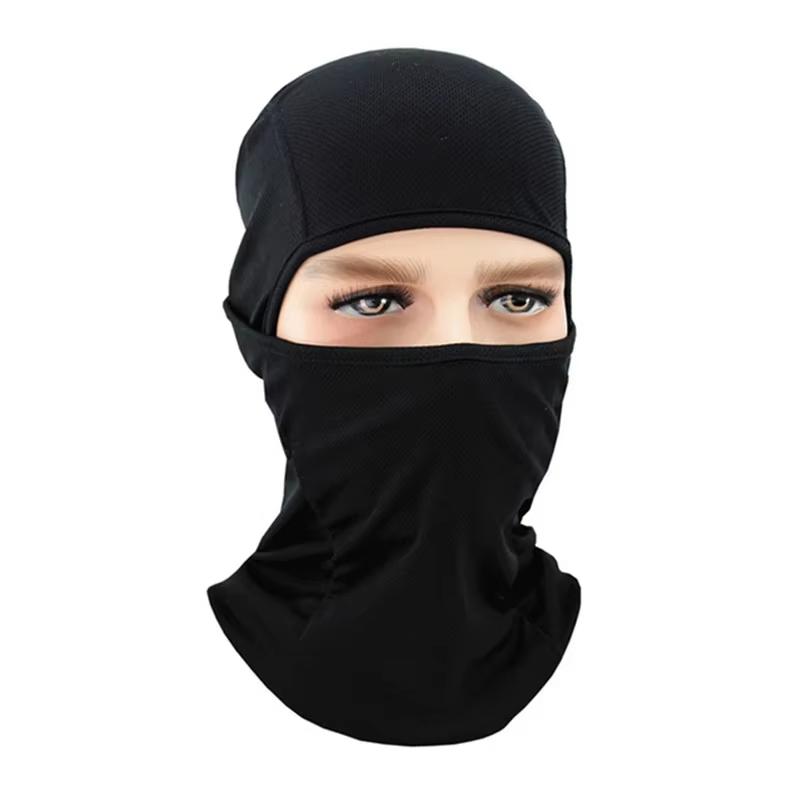 

New Breathable Motorcycle Face Mask Cycling Face Scarf Balaclava Full Cover Hat Neck Sun Ultra Uv Protection Beanies Cap чёрный