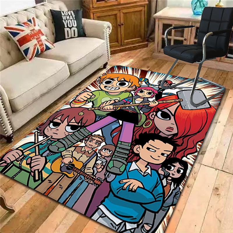 Scott Pilgrim Rug Floor Mat for Living Room or Bedroom Soft and Comfortable Carpet a Gift for Birthday and Holiday.NFF0928555