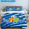 3PCS Getafe Football Crest Bedding Set,Including 1pc Duvet Cover And 2pcs Pillowcases Perfect for Bedroom, Dormitory, Fan Christmas gift
