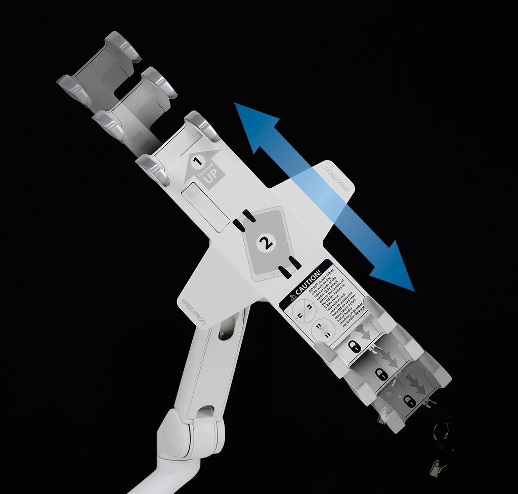 ERGOTRON Tablet Cradle with To 13 Inches Compatible with VESA Lock, 7.9 (2.3 Kg), Standards, 45-460-026