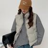Cotton clothes, vest women's short loose casual stand-up collar thickened versatile vest student vest bread clothes