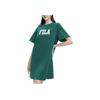 New FILA Short Sleeved Dress Women's Chrysoprase Green F11W329315FTQ