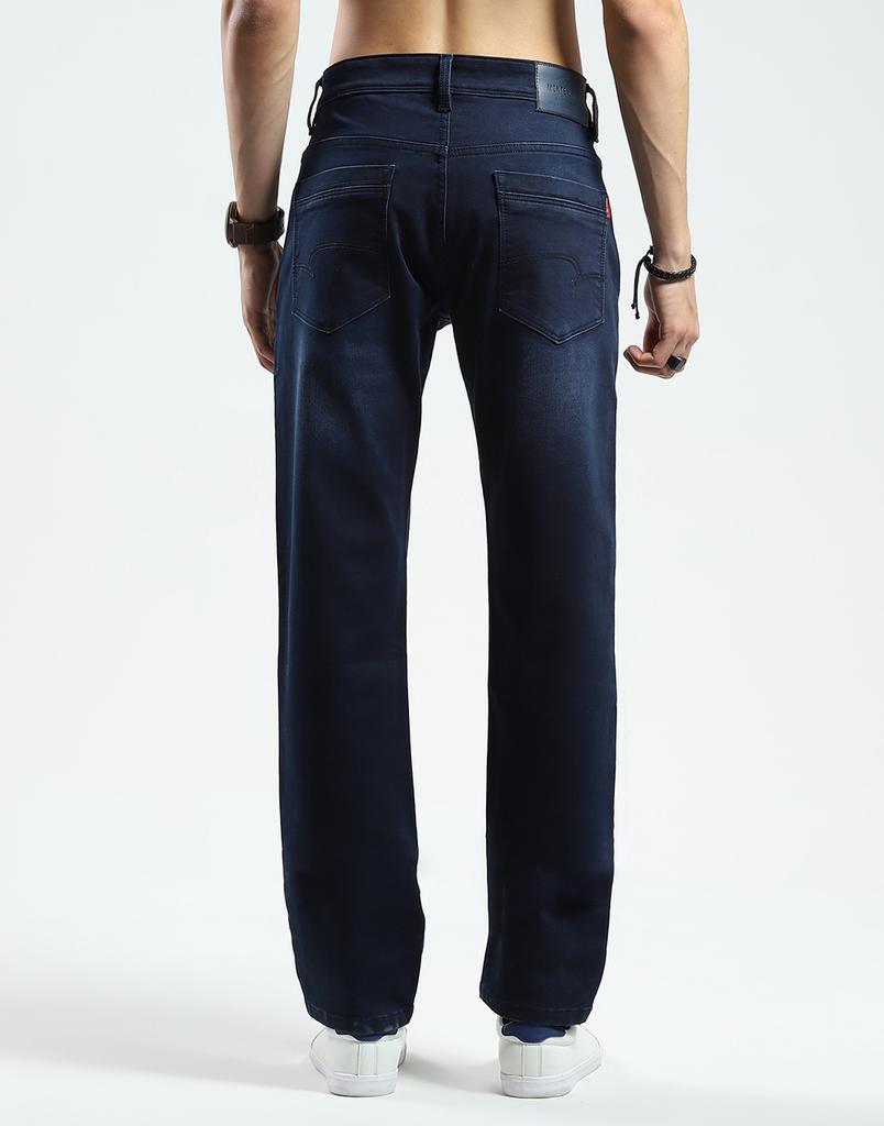 Monte Carlo Men's Regular Fit Jeans | Mid-Rise | Comfortable & Stylish | Cotton-Rich Denim for Men's