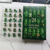 Holiday Surprise Gifts Faux Crystal Frog Advent Calendar 2026, 24 Days Christmas Countdown with Tree Ornaments Hanging Decor Animal Ornament,