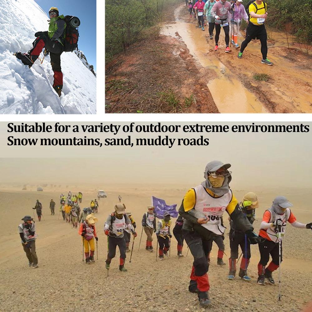 1 Pair 210T Oxford Cloth Snow Boot Guards Waterproof Lightweight Shoe Gaiters  Hiking