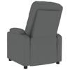 Massage Recliner Dark Grey Fabric