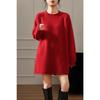 2026 Autumn Winter New Women Sweater Pullover Knitting Fashion Lady Tops Long Sleeve Shirt Loose Casual Solid