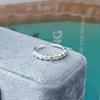 Color Enamel Star Flower Bead Open Ring Women'S Niche Design Index Finger Ring Unique Stacking Ring