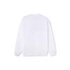 Li Ning Sports Basketball Series Fun Logo Print Loose Round Neck Pullover Sweatshirt Men sweatshirt White AWDRA57-6