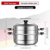 ZISIZ Food-Grade Stainless Steel Steamer Pot